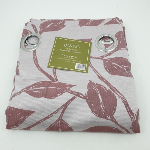 Davinci ผ้าม่านประตู  150x250ซม. Lysebrun สีแดง