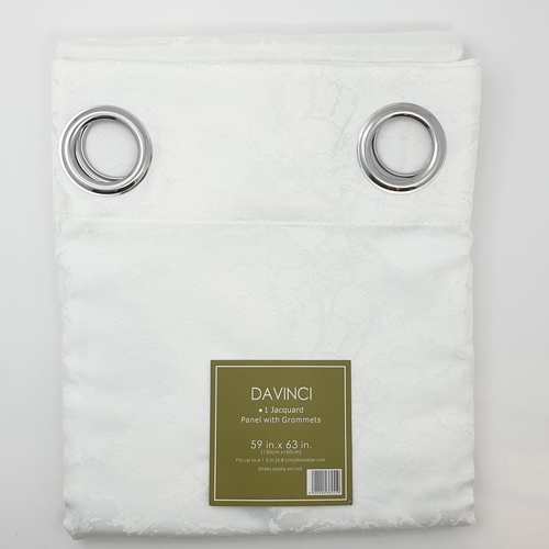 Davinci ผ้าม่านหน้าต่าง  150x160ซม. Hejo  สีขาว