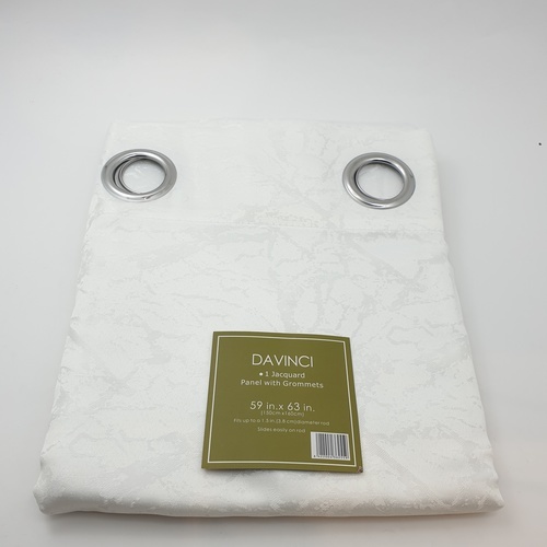 Davinci ผ้าม่านหน้าต่าง  150x160ซม. Hejo  สีขาว