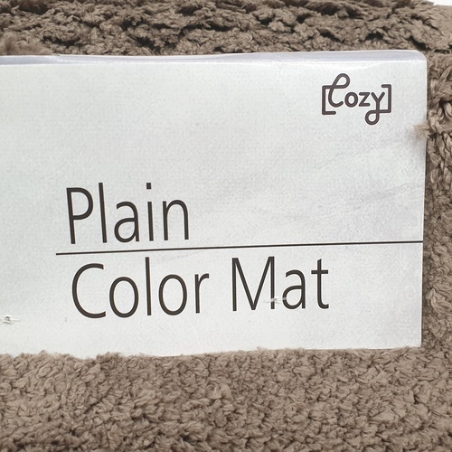 COZY พรมเช็ดเท้า 40×120×2cm. รุ่น JHX-13 สีน้ำตาล