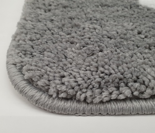 COZY พรมเช็ดเท้าขนนุ่ม HI-LIFE 50×80×1.5ซม. สีเทาเข้ม