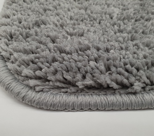 COZY พรมเช็ดเท้าขนนุ่ม HI-LIFE 50×80×1.5ซม. สีเทาเข้ม