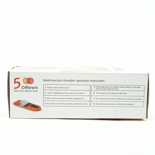 NIBIRU ชุดสไลด์ผัก 11.5x27.7x9.6 ซม. ZDS016-WH สีขาว