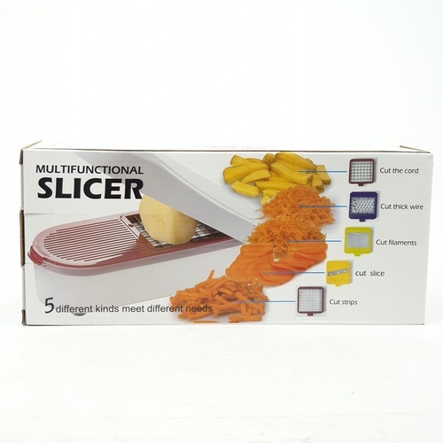 NIBIRU ชุดสไลด์ผัก 11.5x27.7x9.6 ซม. ZDS016-WH สีขาว