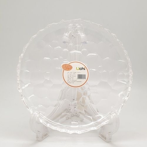 UCHI ถาดอะคริลิค23.5*23.5*3CM. ZYH004 สีใส