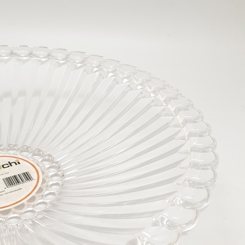 UCHI ถาดอะคริลิค ขนาด 28x28x6 cm ZYH014 สีใส