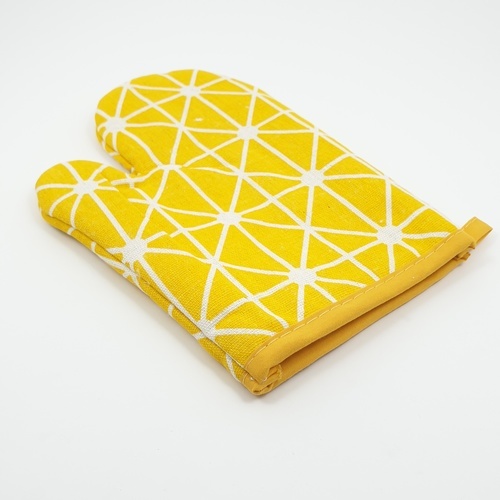 KATELL ถุงมือกันร้อน XFX057 ลายกราฟฟิค สีเหลือง