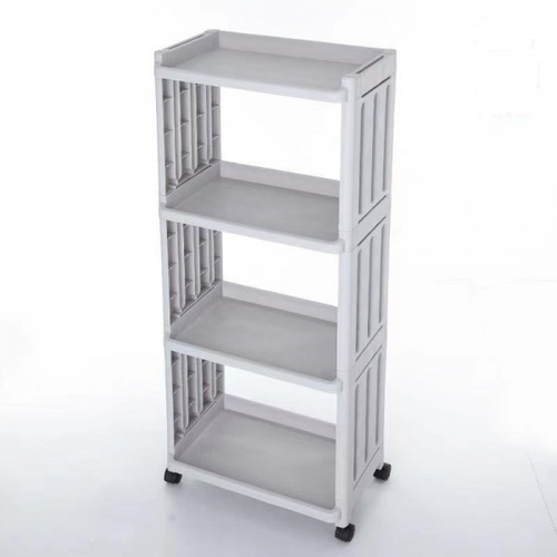 GOME ชั้นวางอเนกประสงค์ 4ชั้น BANO HXG0004 ขนาด 40x24.5x92 ซม. สีเทา