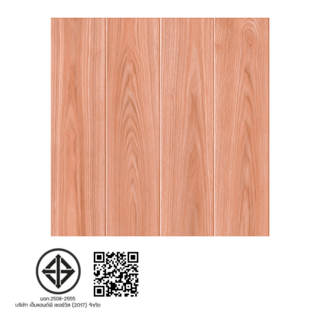 Marbella กระเบื้องเซรามิคปูพื้น 16x16 นิ้ว รุ่น ราชาวูด DJ004 Satin (12P)