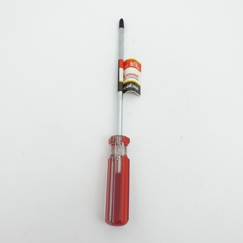 HUMMER ไขควงปากแฉกหัวแม่เหล็ก รุ่น WT-601 ขนาด 6x150มม.