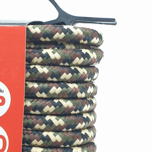 เชือกถักพีพี 3/8 x15M ลายพรางทะเลทราย