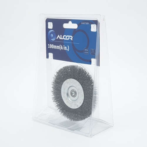 แปรงลวดเหล็กกลมมีแกน 100MM(4”) รุ่น A447309 ALCOR