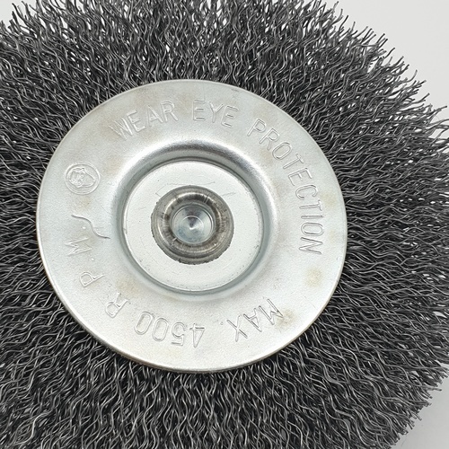 แปรงลวดเหล็กกลมมีแกน 100MM(4”) รุ่น A447309 ALCOR