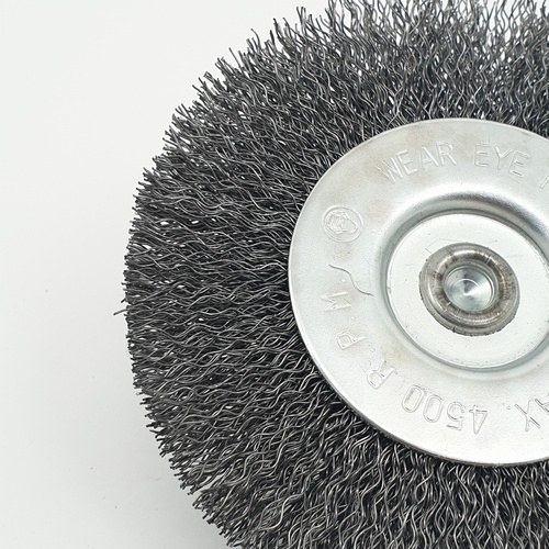 แปรงลวดเหล็กกลมมีแกน 100MM(4”) รุ่น A447309 ALCOR