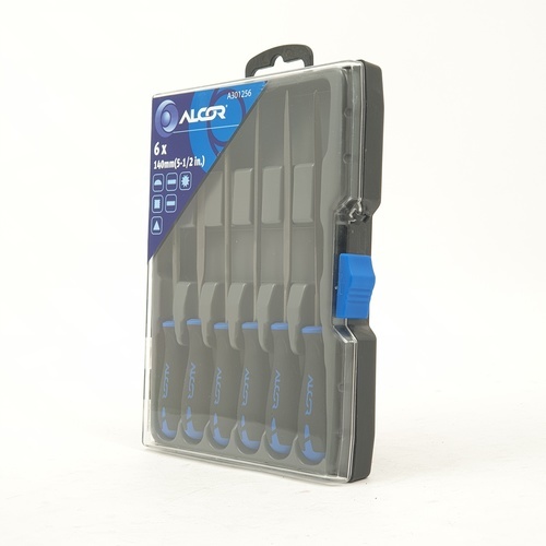 ALCOR ชุดตะไบ รุ่น A301256 3x140MM (1/8X5-1/2IN) (6ชิ้นต่อแพค)