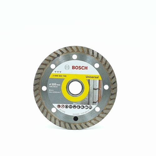BOSCH ใบเพชร 4 นิ้ว Turbo Universal ตัดแห้ง #740