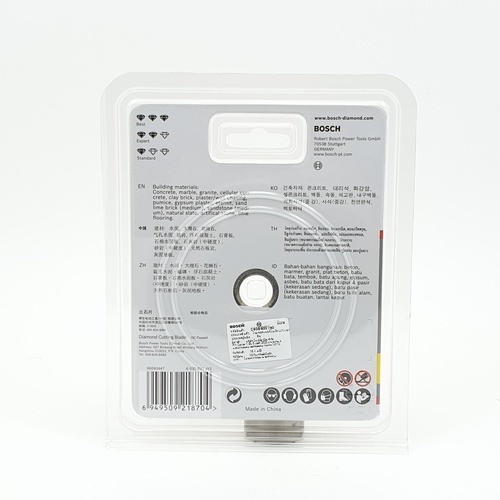 BOSCH ใบเพชร 4 นิ้ว Turbo Universal ตัดแห้ง #740