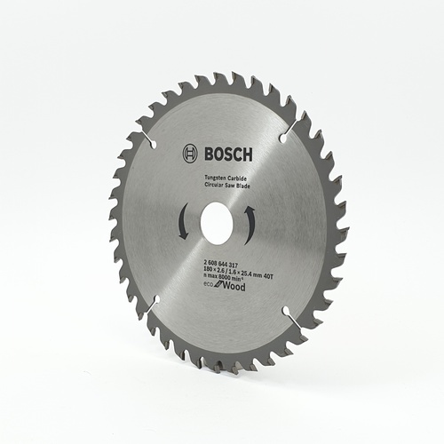 BOSCH ใบเลื่อยวงเดือน Eco ตัดไม้ 7 1/4  40T