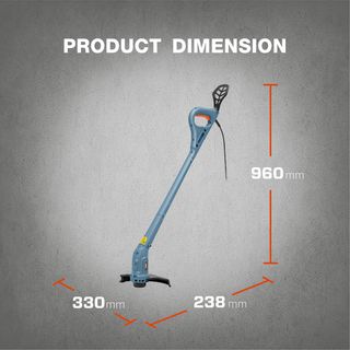 SENIX เครื่องเล็มหญ้าไฟฟ้า 340 มม. 250W รุ่น GTE2.5-L-EU สีน้ำเงิน - ดำ