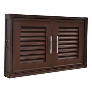 WT บานซิงค์ใต้เตาแก๊ส GB สีน้ำตาล