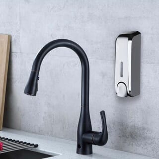 Primo ที่กดสบู่เหลว 1 ช่อง ความจุ 300 มล. รุ่น SD44 ขนาด 7x6.5x21.5ซม. สีโครม