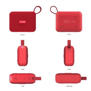 NUVIO ลำโพงบลูทูธพกพา รุ่น TF-M27 สีแดง