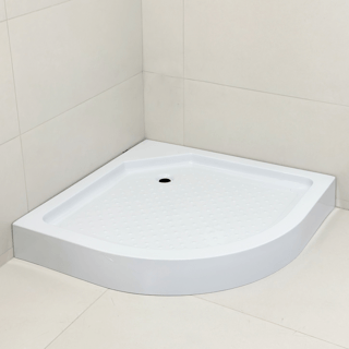Verno ถาดรองอาบน้ำโค้ง รุ่น ABS-07N ขนาด 90x90x15 ซม.   