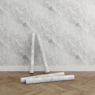 TAPIO วอลเปเปอร์ ลายหินอ่อน รุ่น Marble-02 ขนาด 45x1000 ซม. สีเทาอ่อน