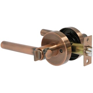 COLT มือจับก้านโยกห้องทั่วไป พรีเมี่ยม สเตนเลส-304 ฝากลม รุ่น TL1658ET-AC สีทองแดงรมดำ