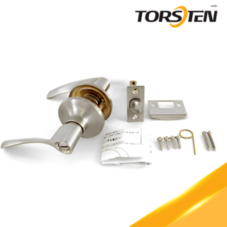 TORSTEN มือจับก้านโยกห้องน้ำ สเตนเลส-304 รุ่น 801 BK-SN สีซาตินนิเกิล