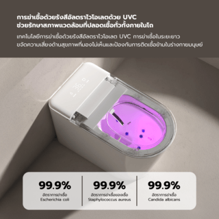 Verno สุขภัณฑ์อัจฉริยะ รุ่น Neo Pure 802-4 4.8L