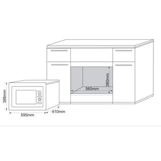 TECNOPLUS เตาอบไมโครเวฟ   (New Model)  TNP MG 925 LSS   สีดำ