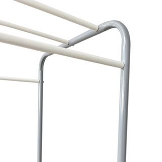 SAKU ราวตากผ้าเหล็กเคลือบ A-STC03 85×45×175ซม. สีเทา/ขาว