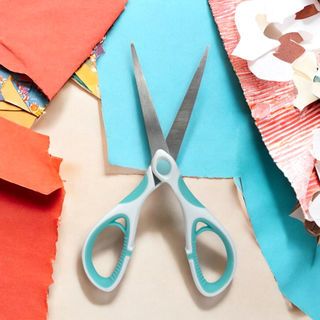 Smith กรรไกร 6.5 นิ้ว รุ่น STD-GLA11 ขนาด 0.2x6.5x17 ซม. สีขาว-เขียว