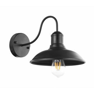 EILON โคมไฟ(กิ่ง)ติดผนัง Classic ขั้ว 1*E27 ขนาด 37x24x23cm รุ่น Jelly MV240-DW สีดำ