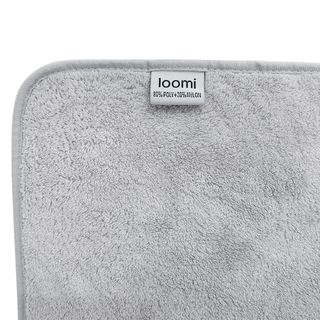 loomi ผ้าขนหนู 70x140 ซม. (27x55 นิ้ว)รุ่น TPDK-03 สีเทา