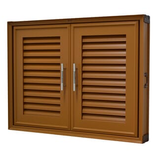 WT บานซิงค์คู่ 85x65CM. GB สีสัก