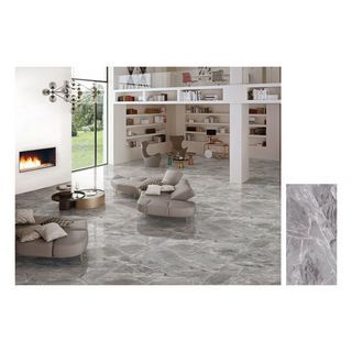 Marbella 60x120 ซม. กระเบื้องพอร์ซเลน รุ่น แองเกิล ดาร์กเกรย์  XJ126006J  (2P/1.44 ตร.ม.) Gloss  Random