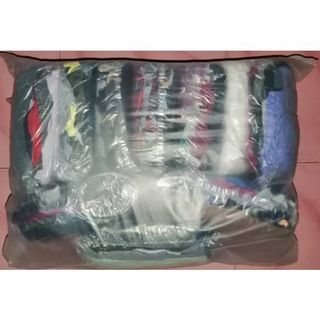 ผ้าเย็บวนคละสี น้ำหนัก 10 กิโลกรัม ขนาด 10 นิ้ว