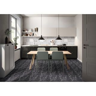 Marbella กระเบื้องเซรามิคปูพื้น 16x16 นิ้ว รุ่น คาราร่า เทา ZY344  ผิวด้าน Random (12P)