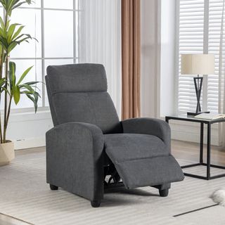 PULITO เก้าอี้พักผ่อนผ้า รุ่น MAROSE ขนาด 67x87x100 ซม. สีเทาเข้ม 