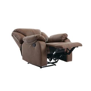 PULITO เก้าอี้พักผ่อนหนังสังเคราะห์ 1 ที่นั่ง รุ่น DENZEL ขนาด 87x97-167x101-78 ซม. สีน้ำตาล