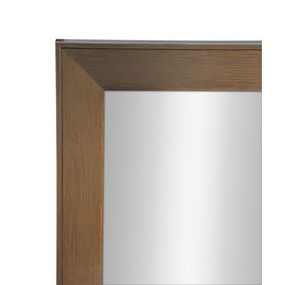 Nice กระจกมีกรอบทรงเหลี่ยม (PS) รุ่น นากาโน่ ขนาด 40x60 ซม. สีเมทัลลิค