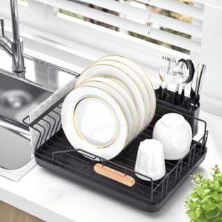 CLOSE ที่คว่ำจาน ขนาด 41.4 x 34 x 16.52 ซม. GB-791 สีดำ