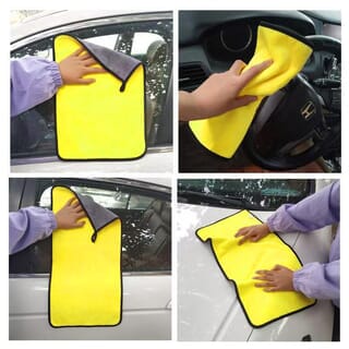 COZY ผ้าเช็ดอเนกประสงค์ ขนาด 30x40 ซม. รุ่น GTL009-YEGY สีเทา-เหลือง