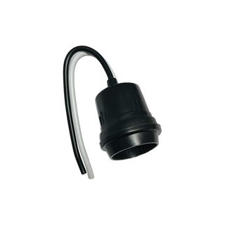 V.E.G. ขั้วหลอดไฟ E-27 รุ่น R028H (ขั้วกันน้ำ) สีดำ