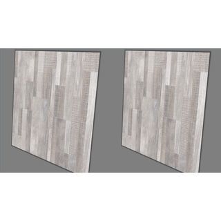 CAMPANA กระเบื้องเซรามิคปูพื้น 16x16 นิ้ว วีเนียร์ วู้ด-เทา (6P)