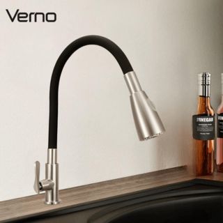 Verno ก๊อกอ่างล้างจานสแตนเลสแบบติดเคาน์เตอร์ ปรับระดับน้ำได้  รุ่น โบวี่ VN-8109
