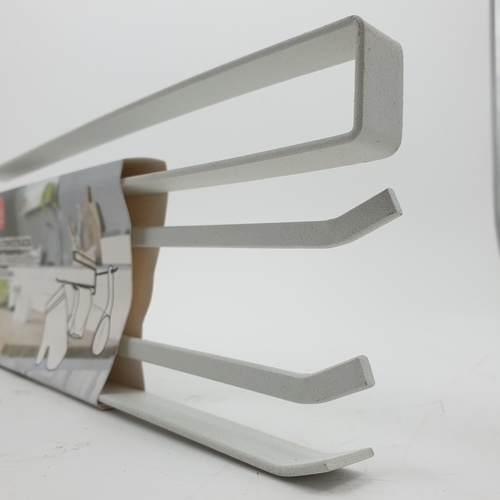 NIBIRU ที่แขวนผ้าอเนกประสงค์ 10x26.5x2 ซม. QYTY009-WH สีขาว