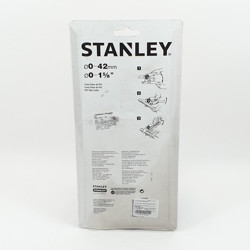 STANLEY กรรไกรตัดท่อ PVC ขนาด 42มม. รุ่น 14-442